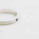 Серебряное кольцо "Сердце" 112125с от ювелирного магазина Оникс - 7