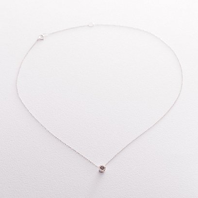 Золотое колье с бриллиантами колб0014ca №4