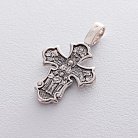 Срібний православний хрест (чорніння) 132702 от ювелирного магазина Оникс - 4