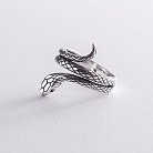 Серебряное кольцо "Змея" 112613 от ювелирного магазина Оникс - 6