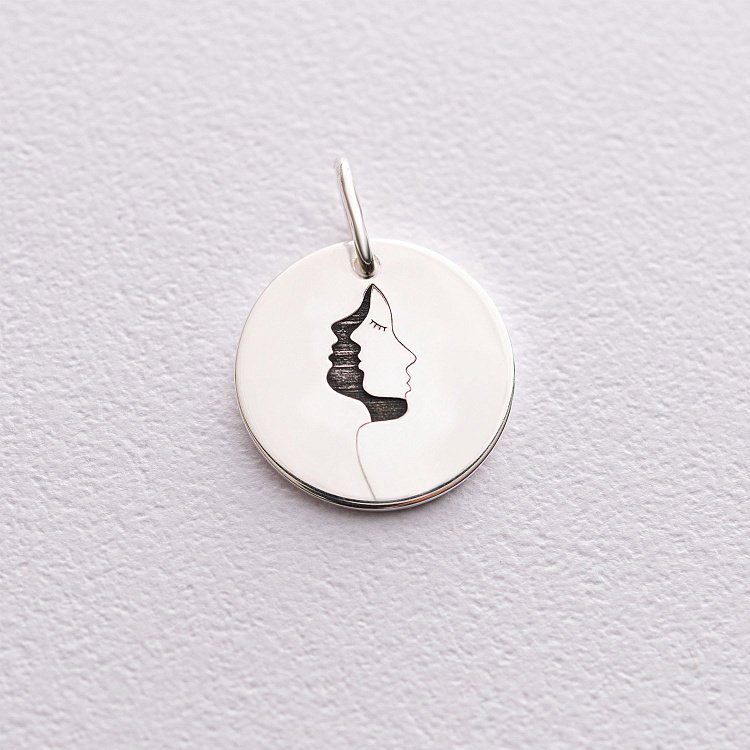 Серебряный кулон "Наша дуальность" 132724кул от ювелирного магазина Оникс - 3