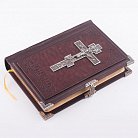 Біблія з срібним хрестом сер00040 от ювелирного магазина Оникс