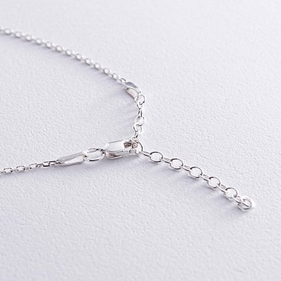 Серебряное колье "Украина" (возможна гравировка) 181212 №5