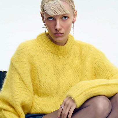 Срібна каблучка з доріжкою каменів (фіаніти) 1393 №8