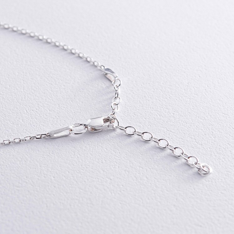 Серебряное колье "Украина" (возможна гравировка) 181212 - 6 Серебряное колье "Украина" (возможна гравировка) 181212 от ювелирного магазина Оникс - 6