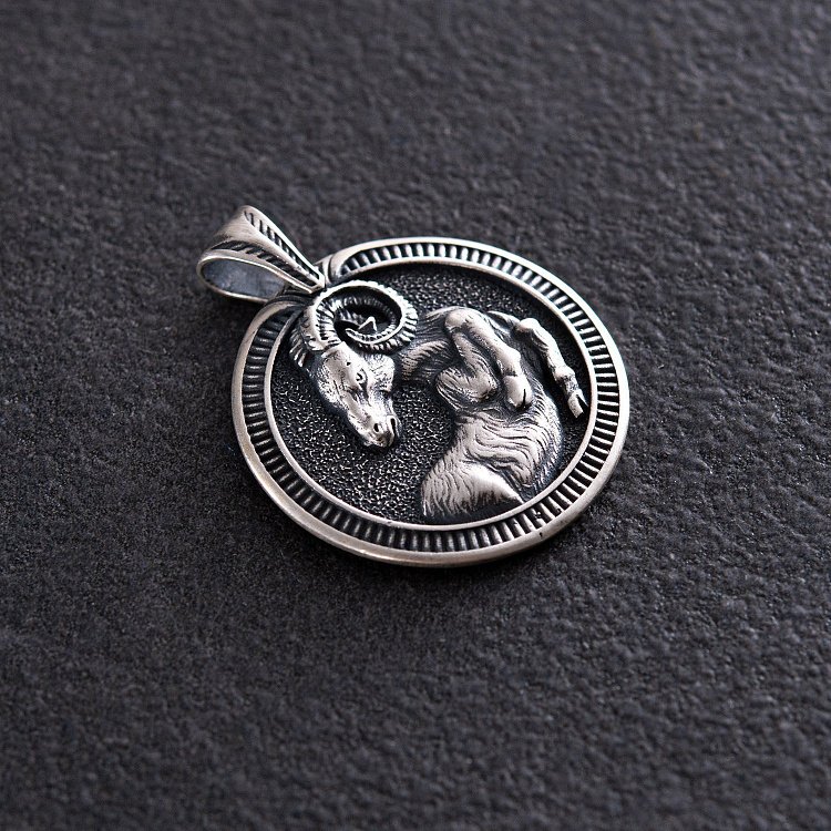 Серебряный кулон "Знак зодиака Овен" 133200овен от ювелирного магазина Оникс - 2