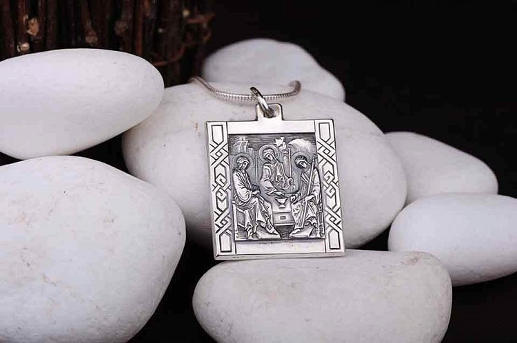 Подвеска "Икона" 13236 от ювелирного магазина Оникс - 1