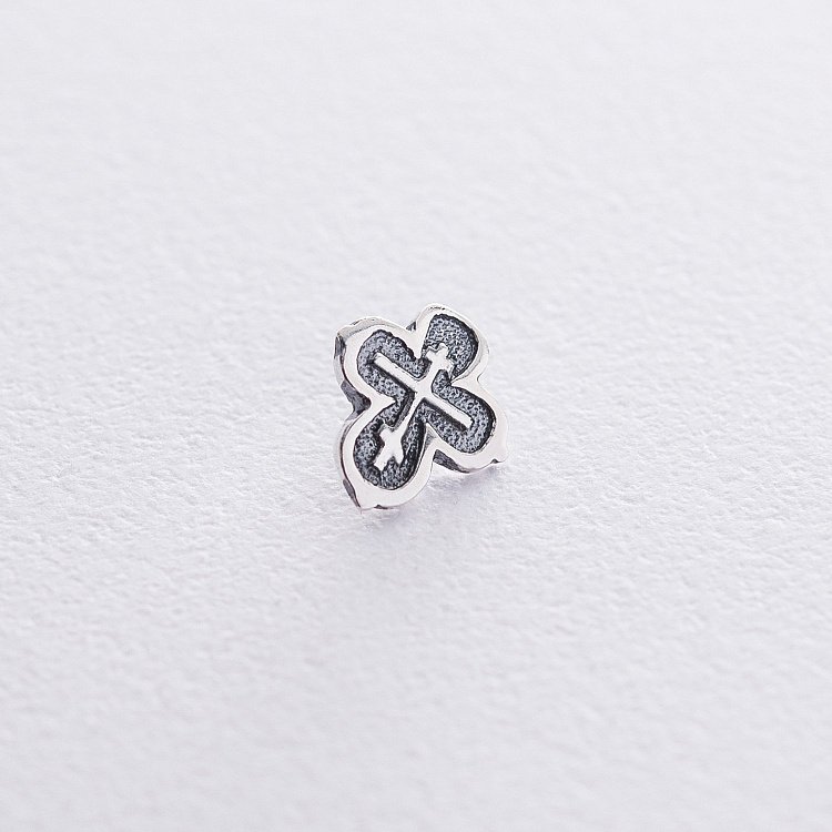 Срібний хрестик (чорніння) 131730 від ювелірного магазину Онікс - 1