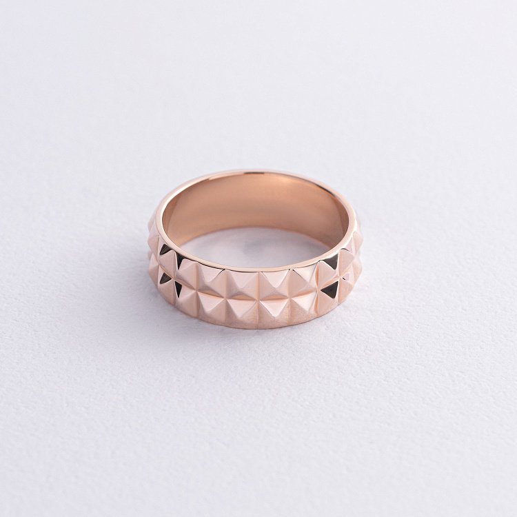 Кольцо "Monica" в красном золоте к08089 от ювелирного магазина Оникс