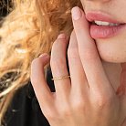 Золотое кольцо с желтыми бриллиантами 226821121 от ювелирного магазина Оникс - 3