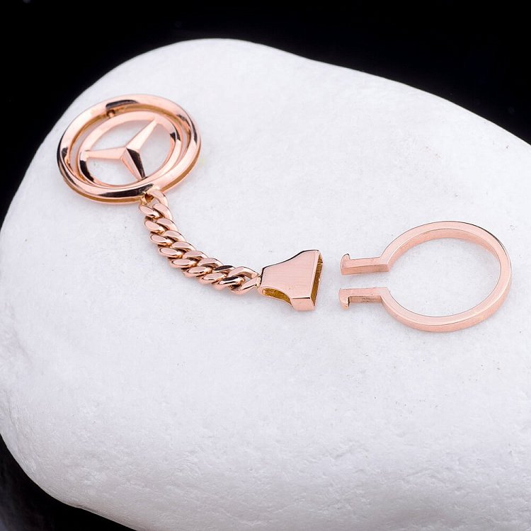 Золотий брелок "Mercedes-Мерседес" бр00001мс від ювелірного магазину Онікс - 3