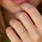 Помолвочное кольцо с бриллиантами (белое золото) 234741121 от ювелирного магазина Оникс - 3