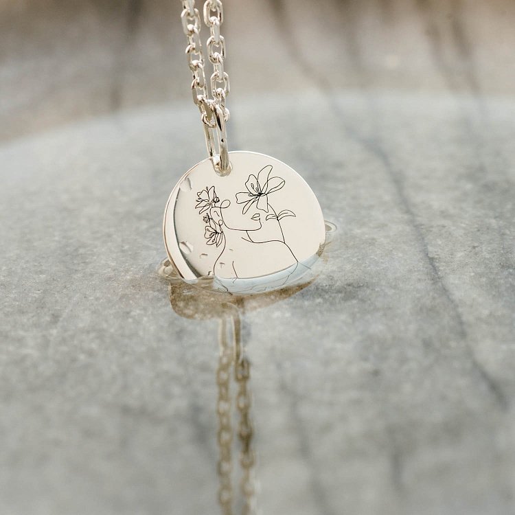 Срібний кулон "Чуттєва" 132724жен від ювелірного магазину Онікс - 4