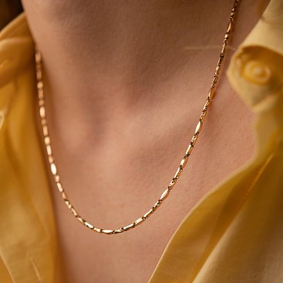 Кольє - ланцюжок у червоному золоті кол02375 №4