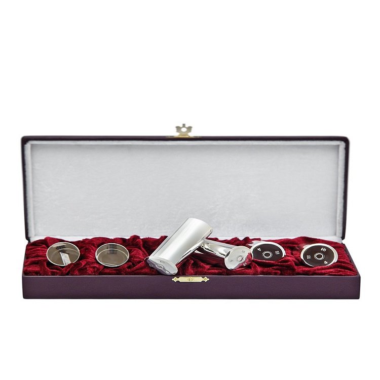 Серебряный набор "Патрон гладкий" (2 шт.) н73047 от ювелирного магазина Оникс