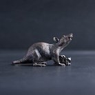 Серебряная фигура ручной работы "Мышка" сер00072м от ювелирного магазина Оникс