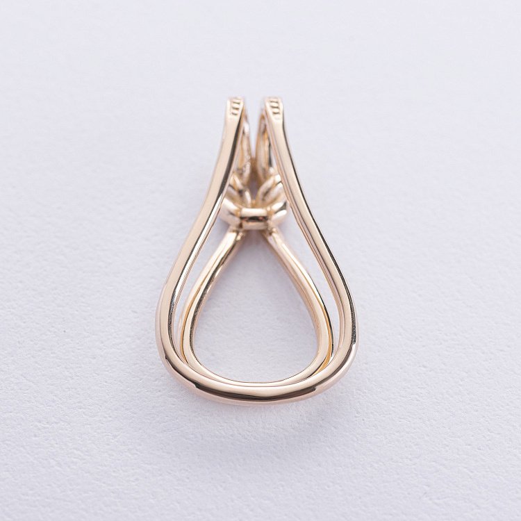 Затиск для грошей у жовтому золоті заж00128 від ювелірного магазину Онікс - 2