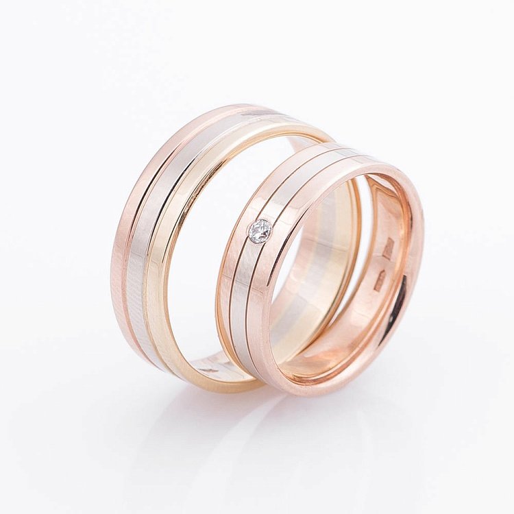 Женское обручальное кольцо обр000731 - 2 Женское обручальное кольцо обр000731 от ювелирного магазина Оникс - 2