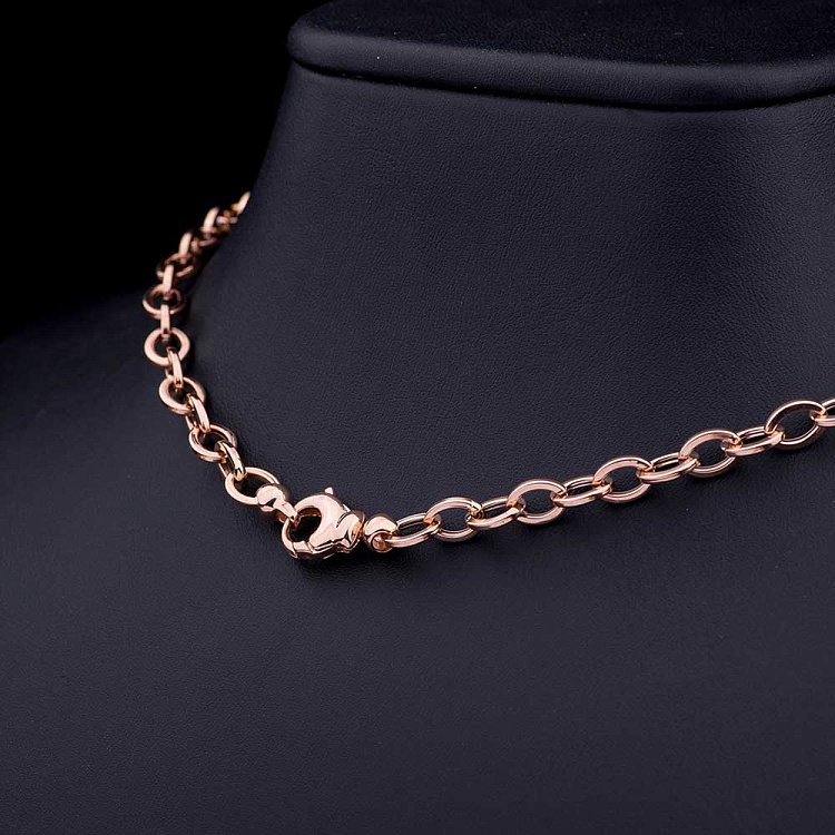 Золоте кольє з фіанітами кол00879 від ювелірного магазину Онікс - 2