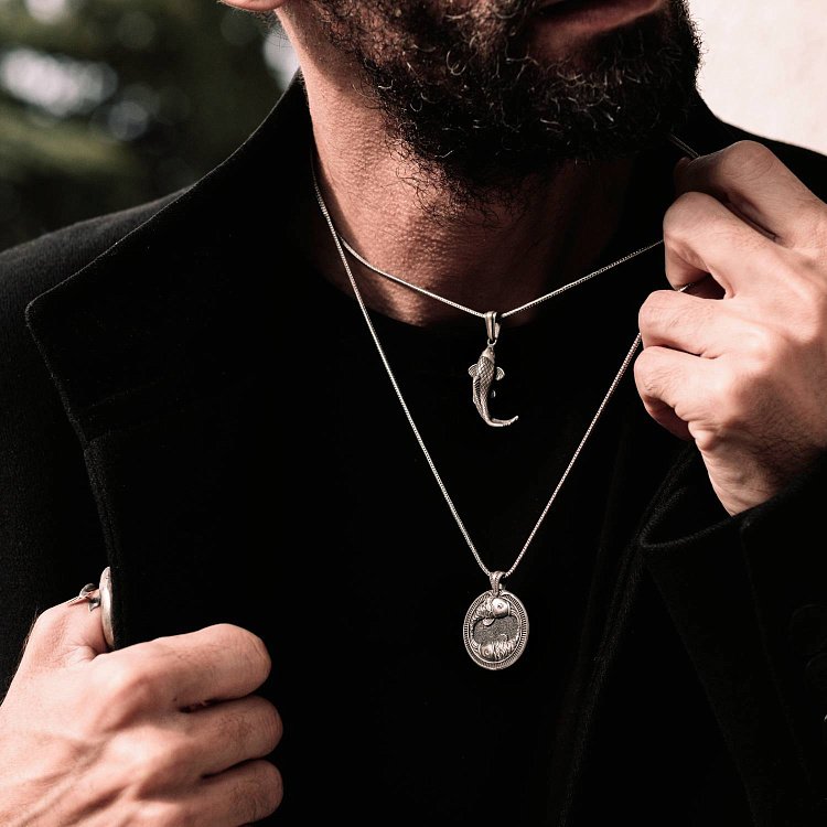 Срібний кулон "Знак зодіаку Риби" 133200риби від ювелірного магазину Онікс - 6