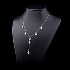Срібне кольє з фіанітами 18299 от ювелирного магазина Оникс - 2