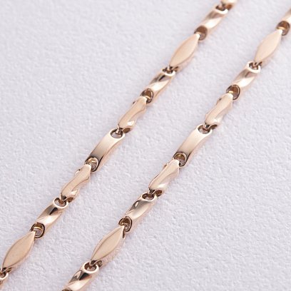 Колье - цепочка в желтом золоте кол02388 №3