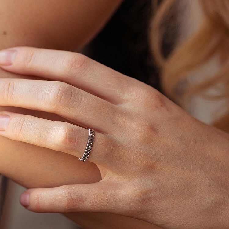 Каблучка "Бріттані" у сріблі 7058 від ювелірного магазину Онікс - 3