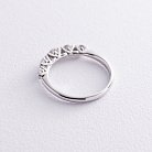 Кольцо в белом золоте с бриллиантами кб0488ca от ювелирного магазина Оникс - 5