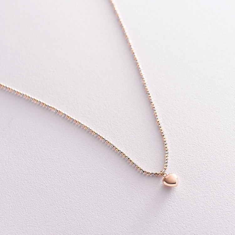 Золоте кольє "Сердечко" кол01809 від ювелірного магазину Онікс - 3