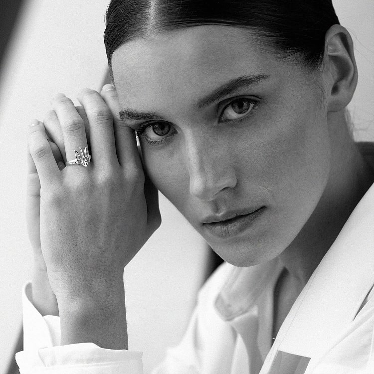 Срібний перстень "Герб України - Тризуб" 111379 від ювелірного магазину Онікс - 16