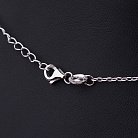 Серебряное колье с фианитами 18228 от ювелирного магазина Оникс - 2