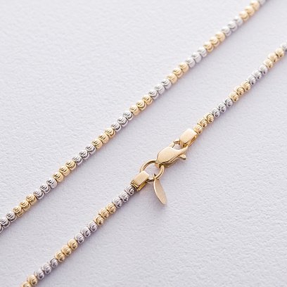 Золотая шариковая цепочка ц00302 №3