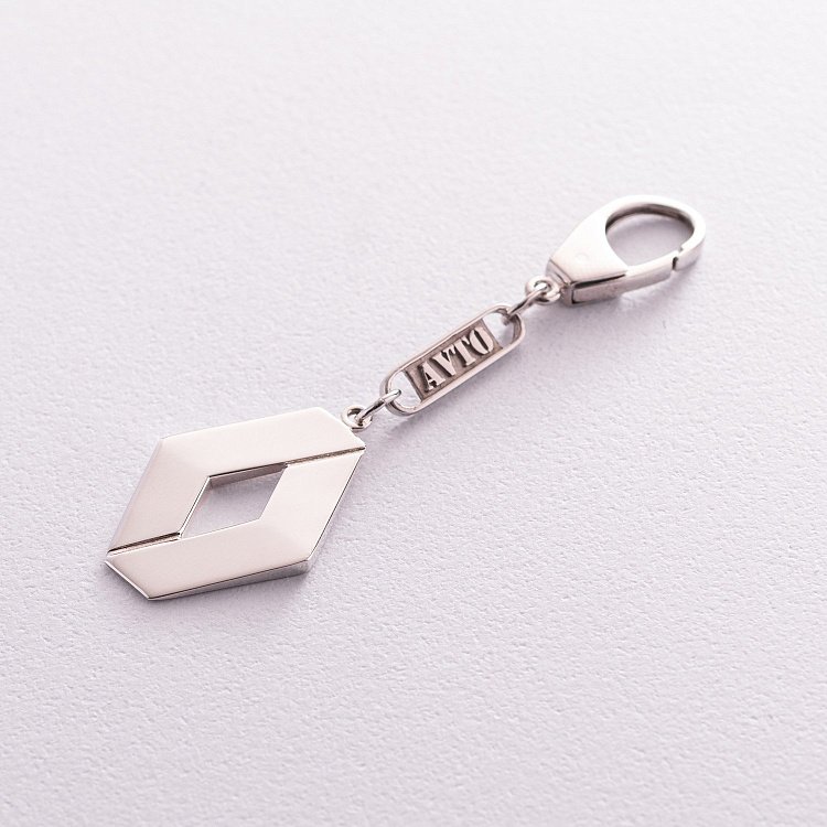 Серебряный брелок для машины "Renault" 9008.1 от ювелирного магазина Оникс