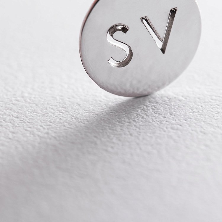 Серебряная подвеска "Любимые буквы" 132722b от ювелирного магазина Оникс - 1