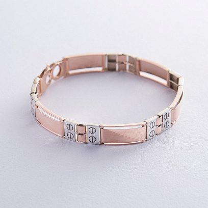 Мужской золотой браслет б04228 №4