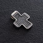 Голгофский крест в серебре (позолота, чернение) 13327 от ювелирного магазина Оникс - 2