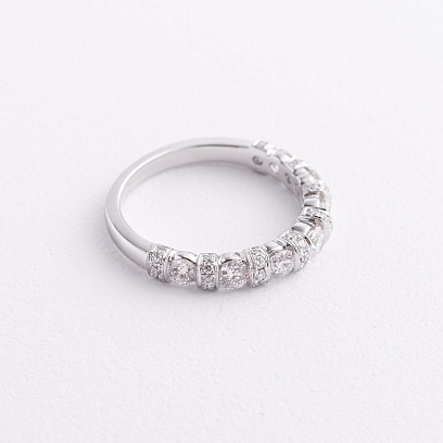 Золотое кольцо с бриллиантами кб0642lg №2