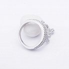 Серебряное кольцо "Корона" с фианитами 111840 от ювелирного магазина Оникс - 2