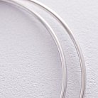 Серьги - кольца в серебре (7.1 см) 122938 от ювелирного магазина Оникс - 3