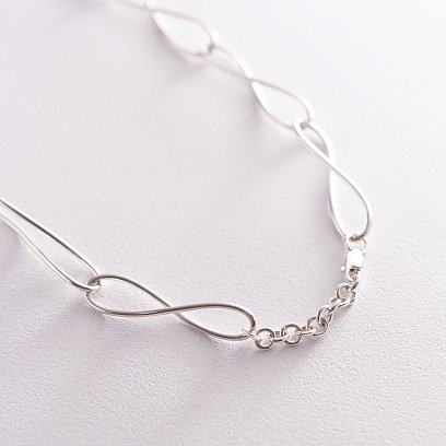 Срібне кольє "Чуттєвість" 181091 №4