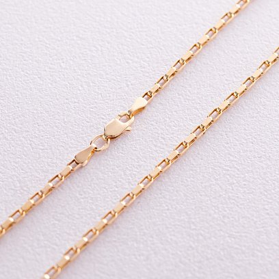 Золотая цепочка Якорное плетение ц00481