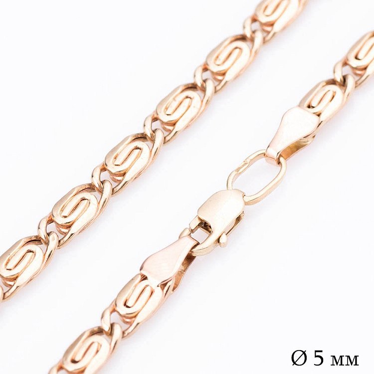 Цепочка золотая (5 мм) ц00066-5 от ювелирного магазина Оникс