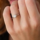 Помолвочное золотое кольцо с бриллиантом 228331121 от ювелирного магазина Оникс - 4