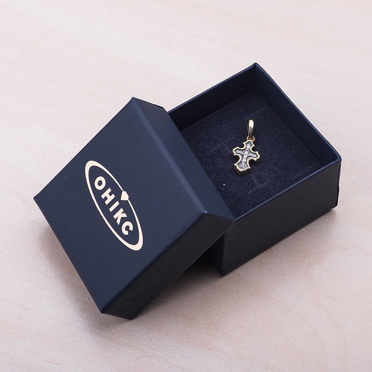 Дитячий хрестик з позолотою 131812 від ювелірного магазину Онікс - 4