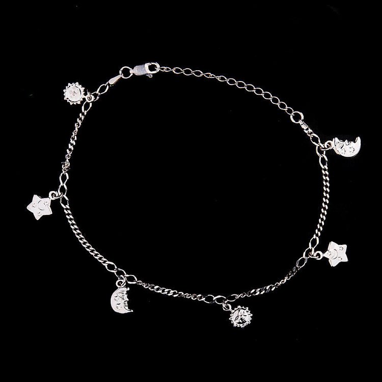 Серебряный браслет на ногу 14711 от ювелирного магазина Оникс - 3