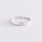 Золотое помолвочное кольцо с бриллиантом кб0353y от ювелирного магазина Оникс
