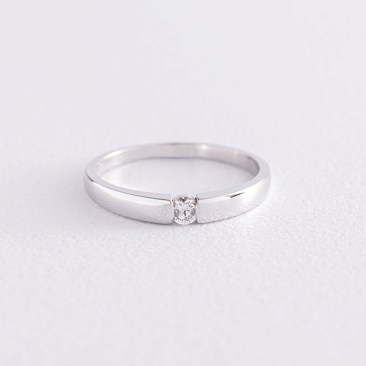 Золотое помолвочное кольцо с бриллиантом кб0353y от ювелирного магазина Оникс