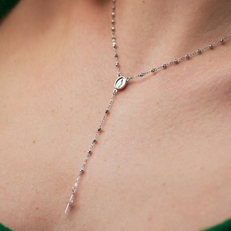 Золотое колье "Розарий" кол01153 от ювелирного магазина Оникс - 3