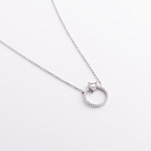 Золоте кольє "Сердечко" з діамантами колб0178ca от ювелирного магазина Оникс - 1