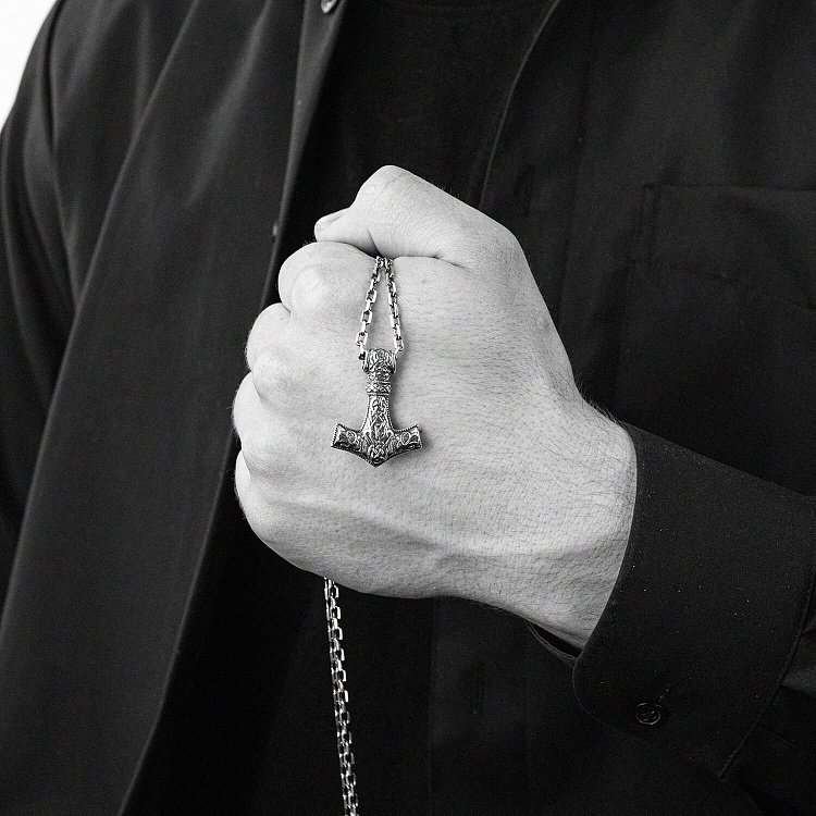 Срібний ланцюжок (якорне плетіння) ЧС10222 від ювелірного магазину Онікс - 4